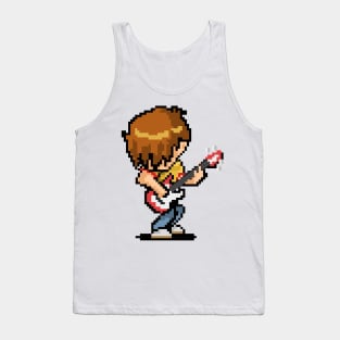 Pixel Art Bassist Tank Top